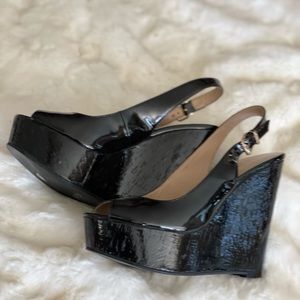 Bebe wedges gently worn